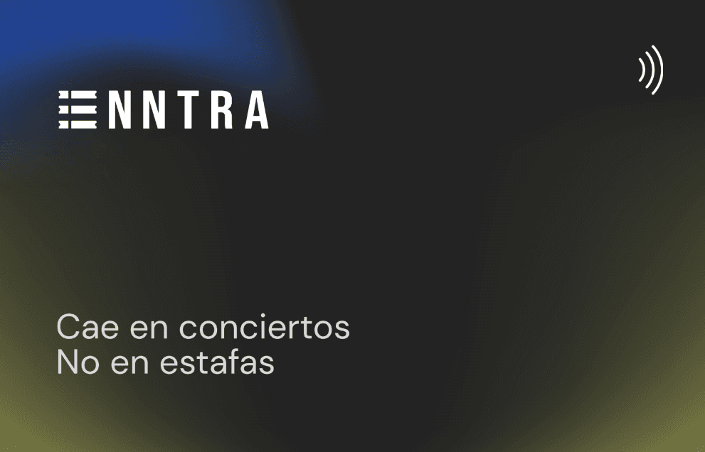 Frente de la tarjeta NFC RiBuzz