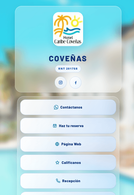 Vista previa Hotel Caribe Coveñas